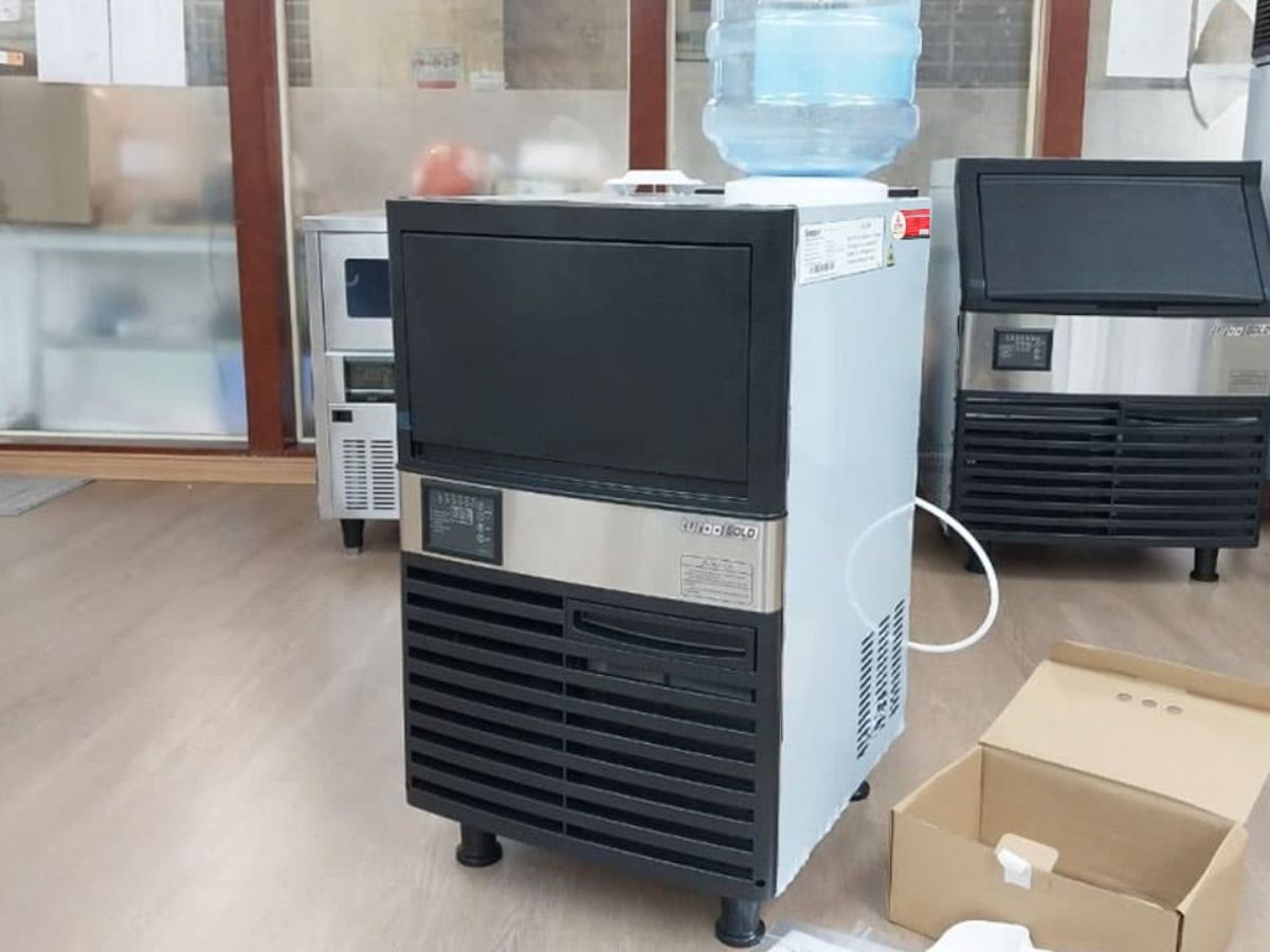 hình ảnh thực tế máy làm đá viên TurboGold TGI-120C