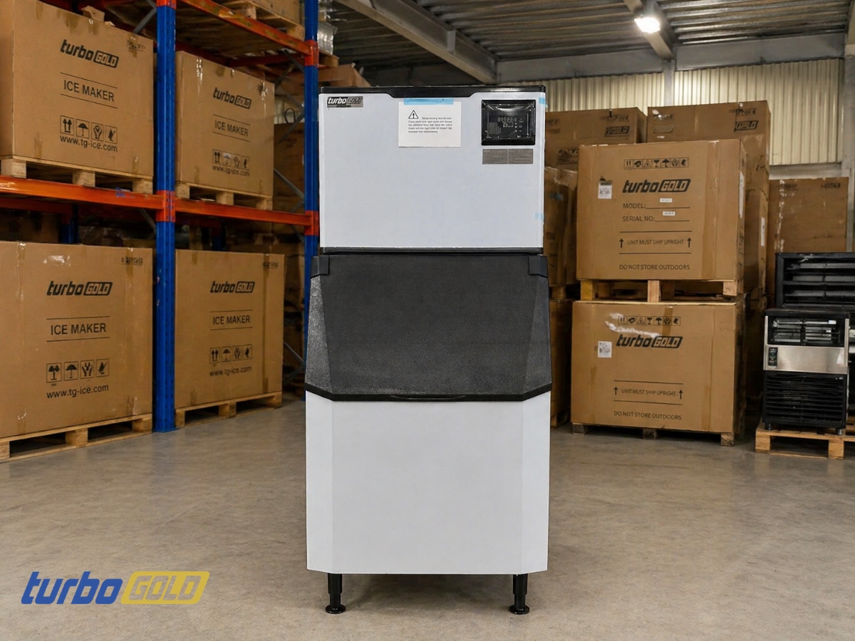 Máy làm đá viên 300kg TurboGold TGI-700C 5 TurboGold TGI-700C có thùng trữ đá 170kg