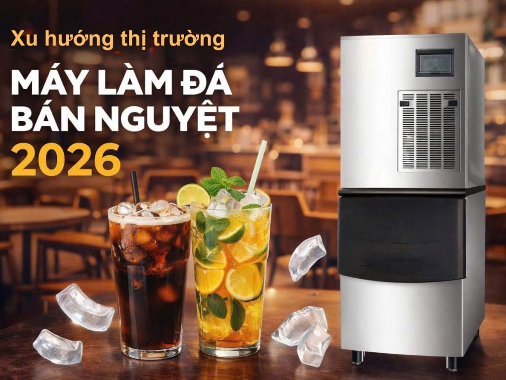 Máy làm đá bán nguyệt giá bao nhiêu