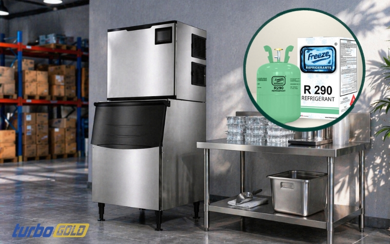 Gas lạnh R290 là gì? Có tốt không? Ưu điểm, ứng dụng của gas R290 3 Vì sao gas R290 được dùng trong máy làm đá TurboGold?