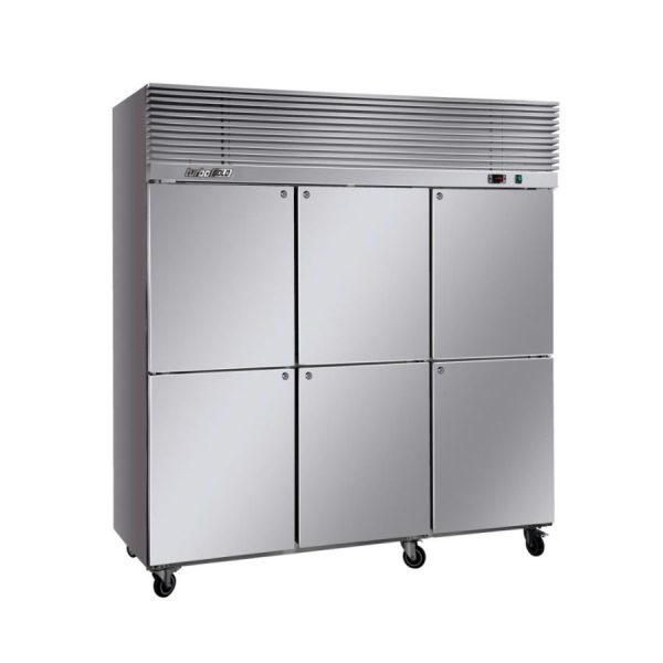 Tủ đông 6 cánh đứng inox TurboGold TG-6DF