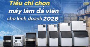 Kinh nghiệm - Tiêu chí chọn mua máy làm đá viên cho kinh doanh 2026
