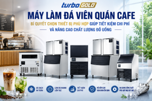 Máy làm đá quán cafe TurboGold là giải pháp tạo đá sạch, làm đá nhanh và tiết kiệm chi phí vận hành. Khám phá bí quyết lựa chọn công suất phù hợp để nâng cao chất lượng đồ uống và tối ưu hiệu quả kinh doanh.
