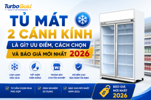 Tủ mát 2 cánh kính chính hãng là giải pháp bảo quản và trưng bày thực phẩm, đồ uống hiệu quả cho siêu thị, cửa hàng tiện lợi, nhà hàng và quán cà phê. Tìm hiểu ưu điểm, cách lửa chọn và báo giá tủ mát 2 cánh kính mơi nhất năm 2026.